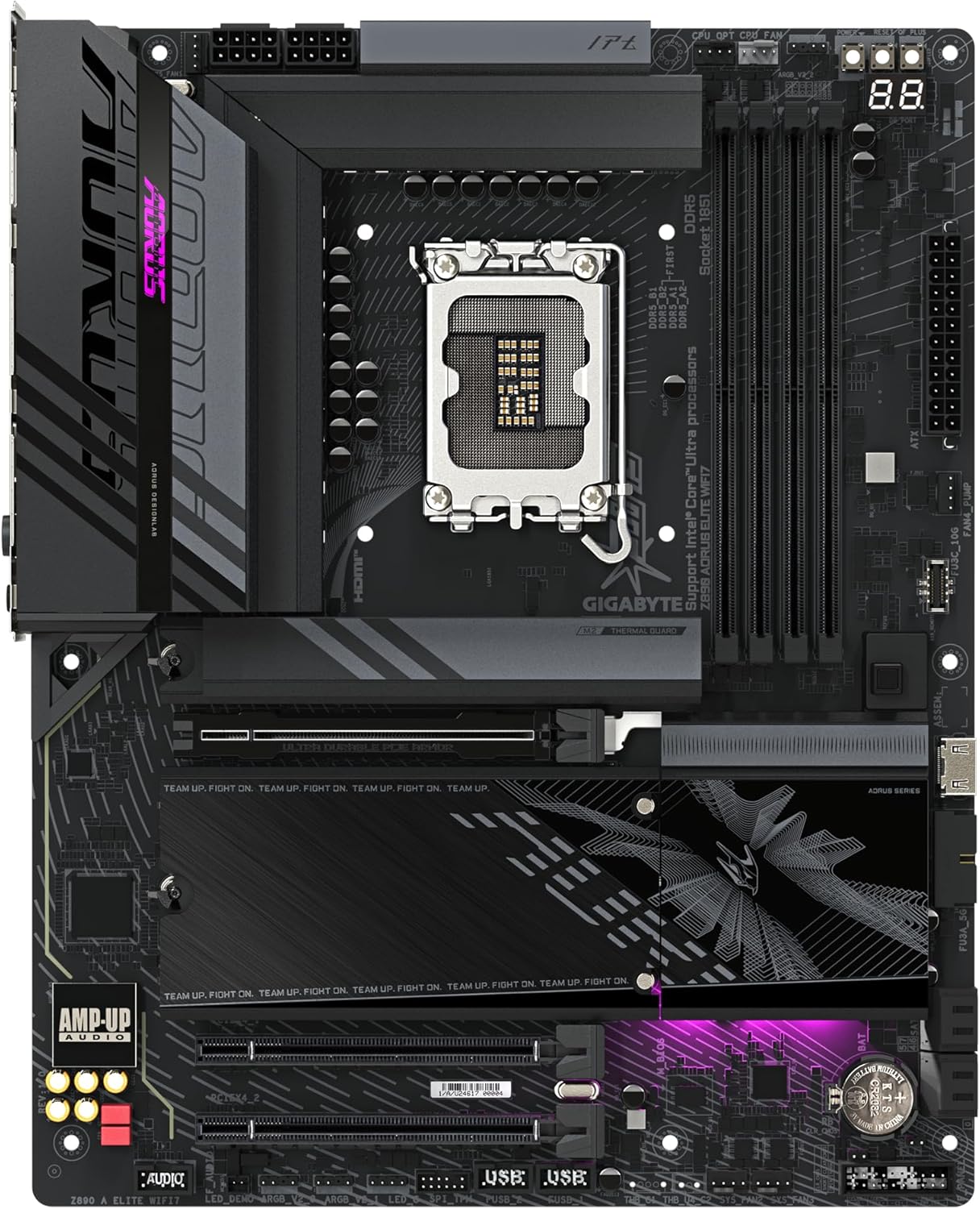 Alternative view of Gigabyte Z890 AORUS ELITE WIFI7